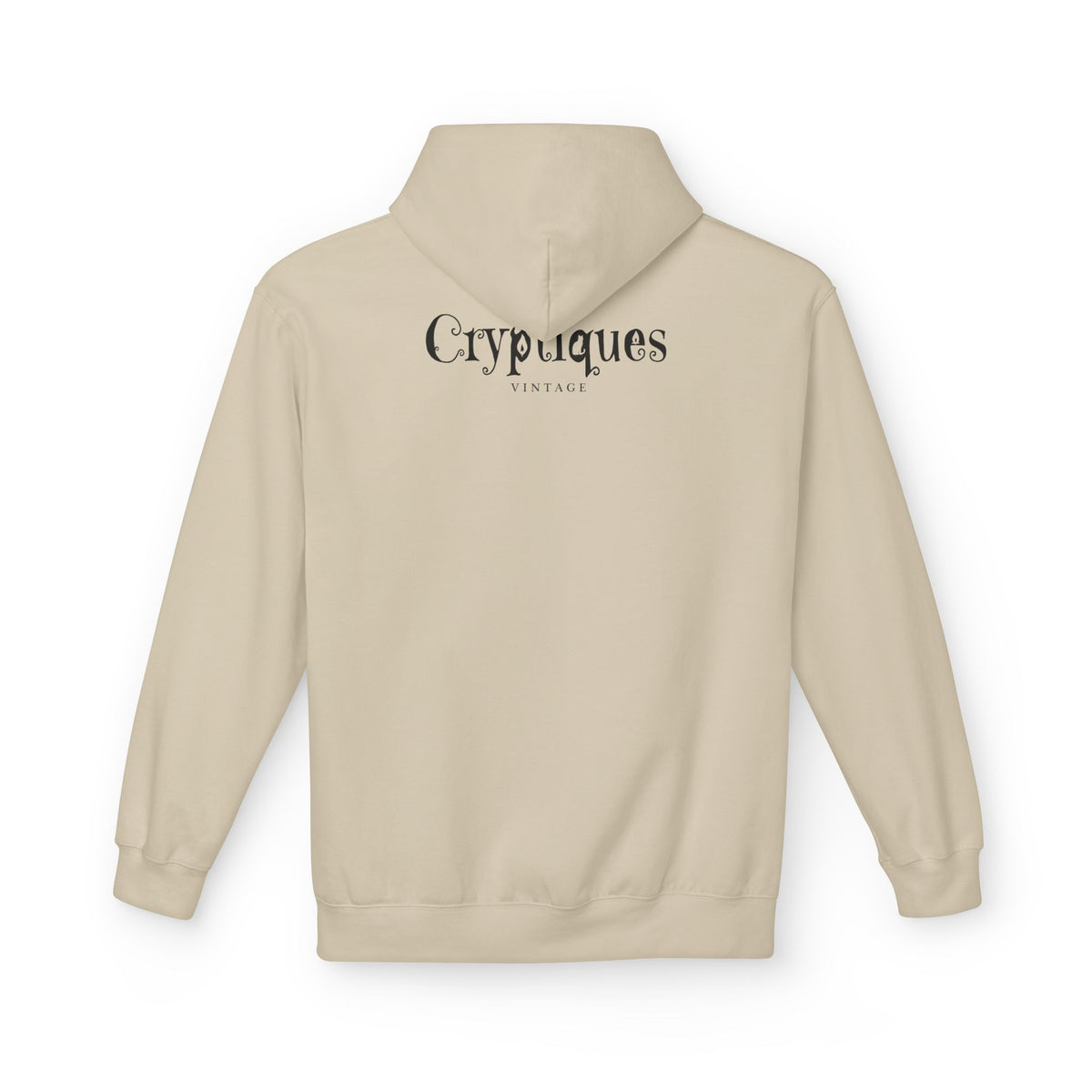 Unisex Hoodie w/ Authentic 1920's Vintage Halloween Image of Scaredy Cat Face Seal