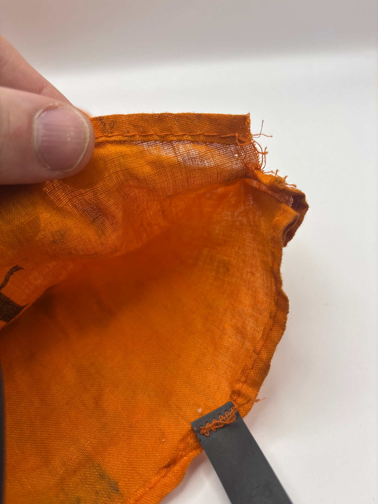 Vintage Halloween 1950s Cloth Trick Or Treat Bag