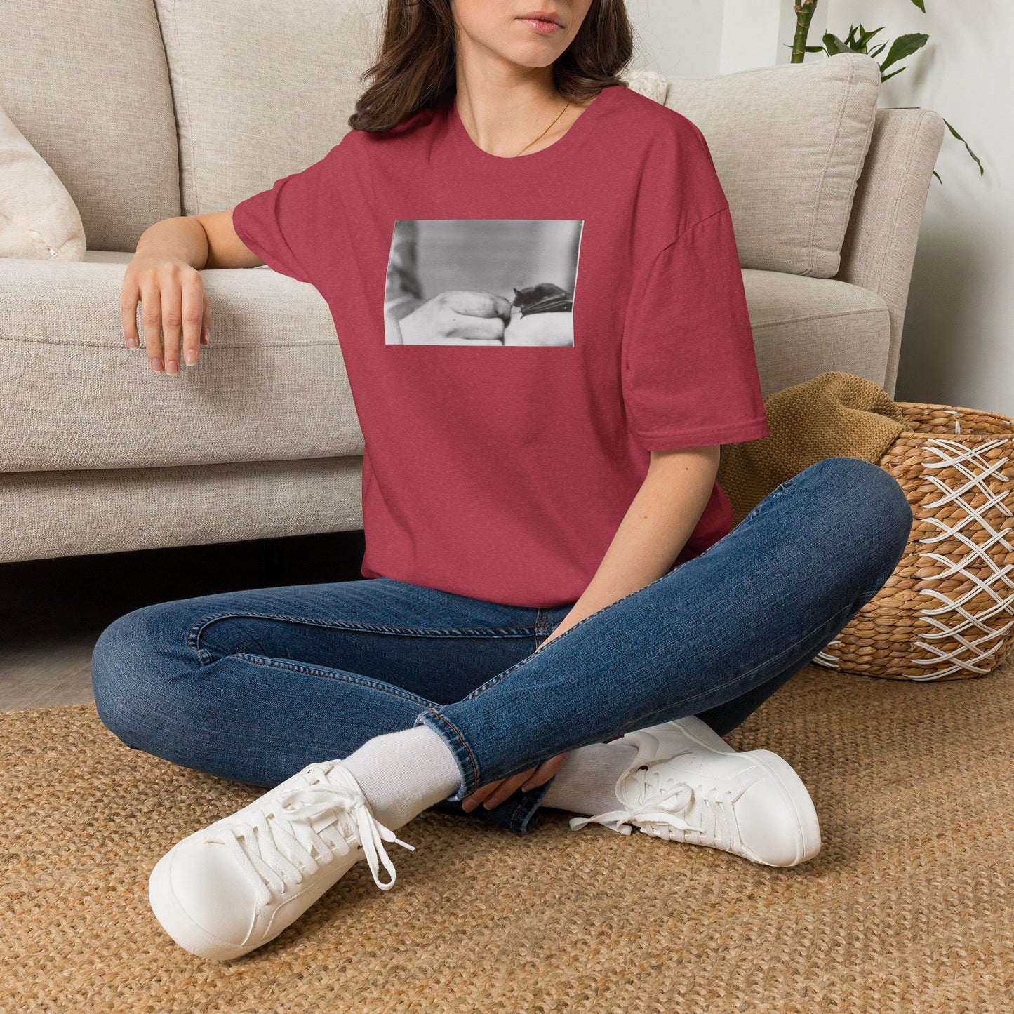 Thirsty Baby Bat Unisex Softstyle T-Shirt