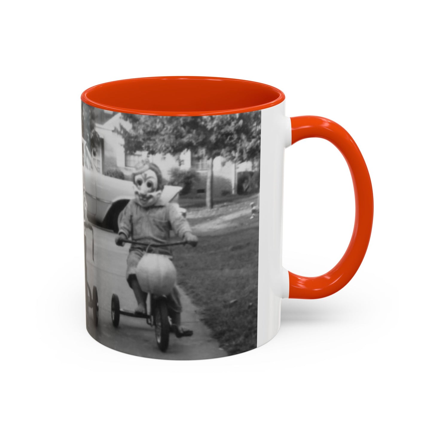 1940's Clown on a Tricycle  Colorful Mug