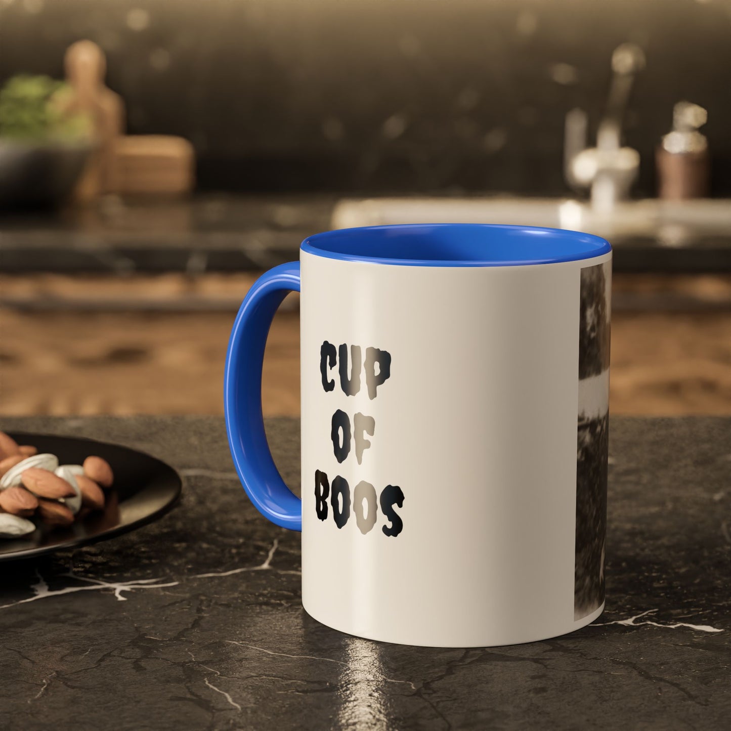 2 1940's Kids in Masks Colorful Mug