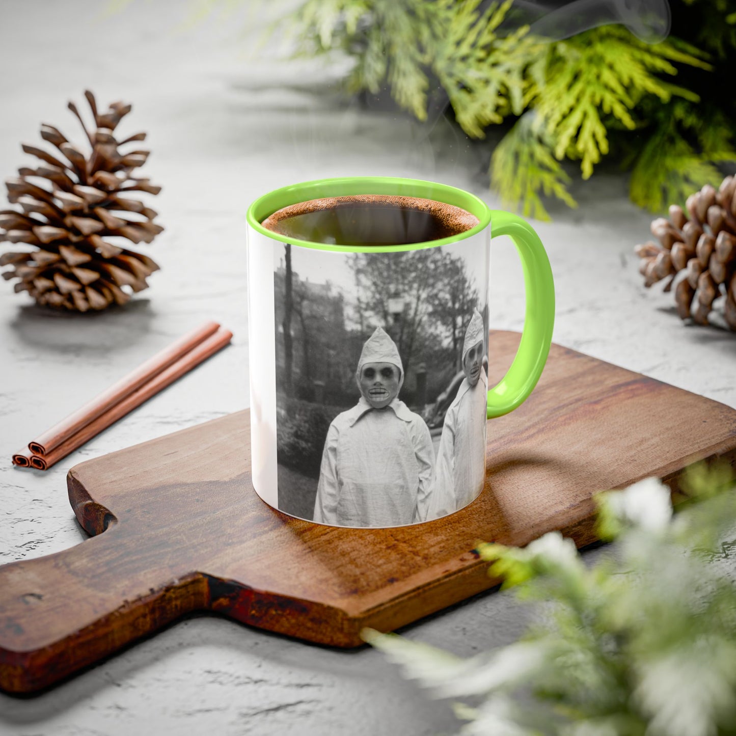 1940's Everyday is Halloween Ghouls Colorful Mug