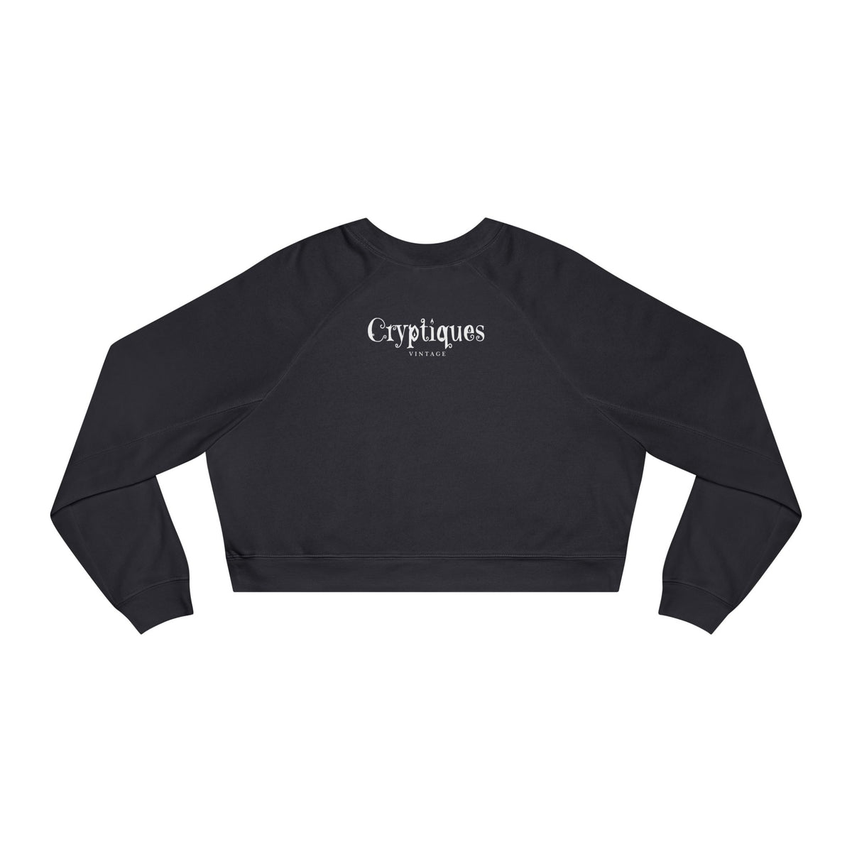 Cropped Pullover w/Authentic 1930s Hand Feeding Baby Bat Image 'Bat Spit Crazy'