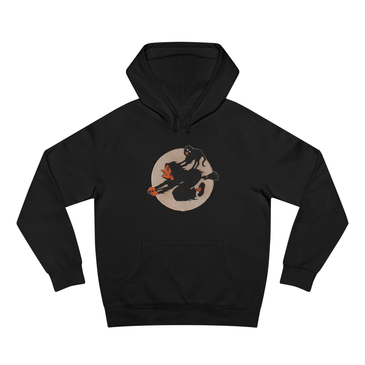 Hoodie w/ Authentic Vintage Halloween Never Seen Early 1900's Seal Made in Saxon Germany