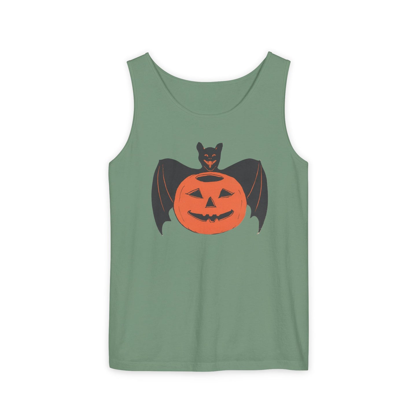 1930s Halloween Bat & Jack-o'-Lantern Tank Top