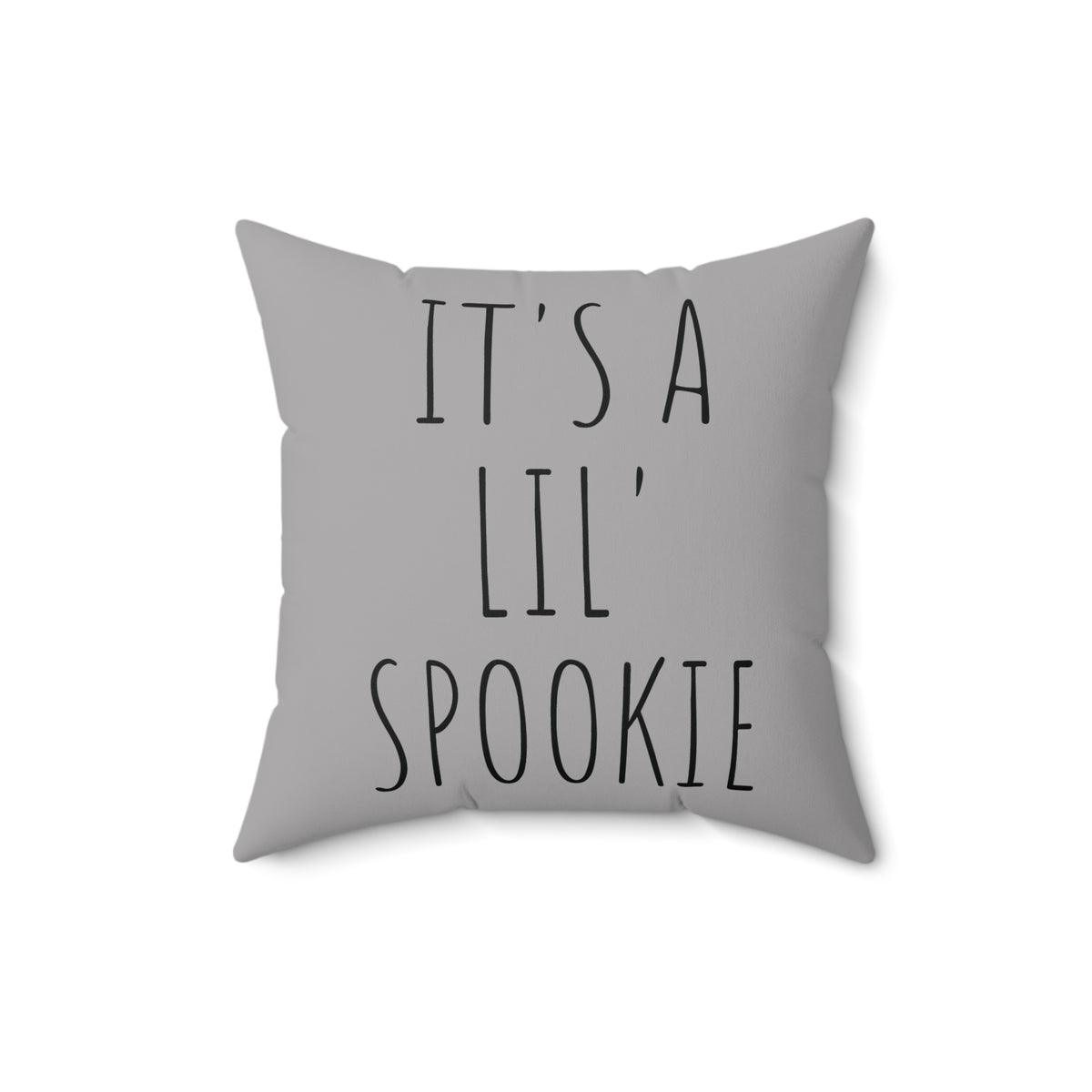 Throw Pillow w/ Authentic Vintage Halloween Image of Clown on a Tricycle 1950s - 'It's a Lil' Spookie'