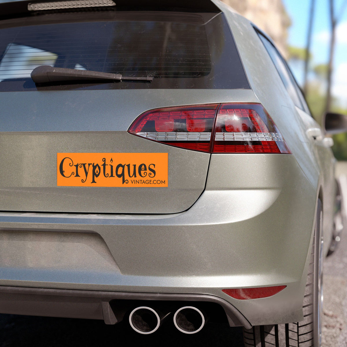 Car Magnet — "Cryptiques Vintage"