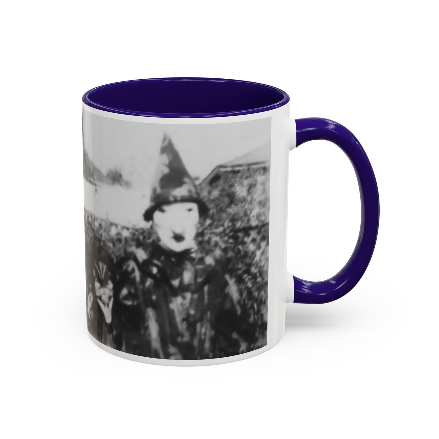 2 1940's Kids in Masks Colorful Mug