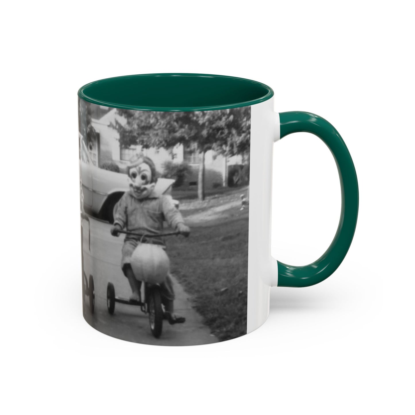 1940's Clown on a Tricycle  Colorful Mug