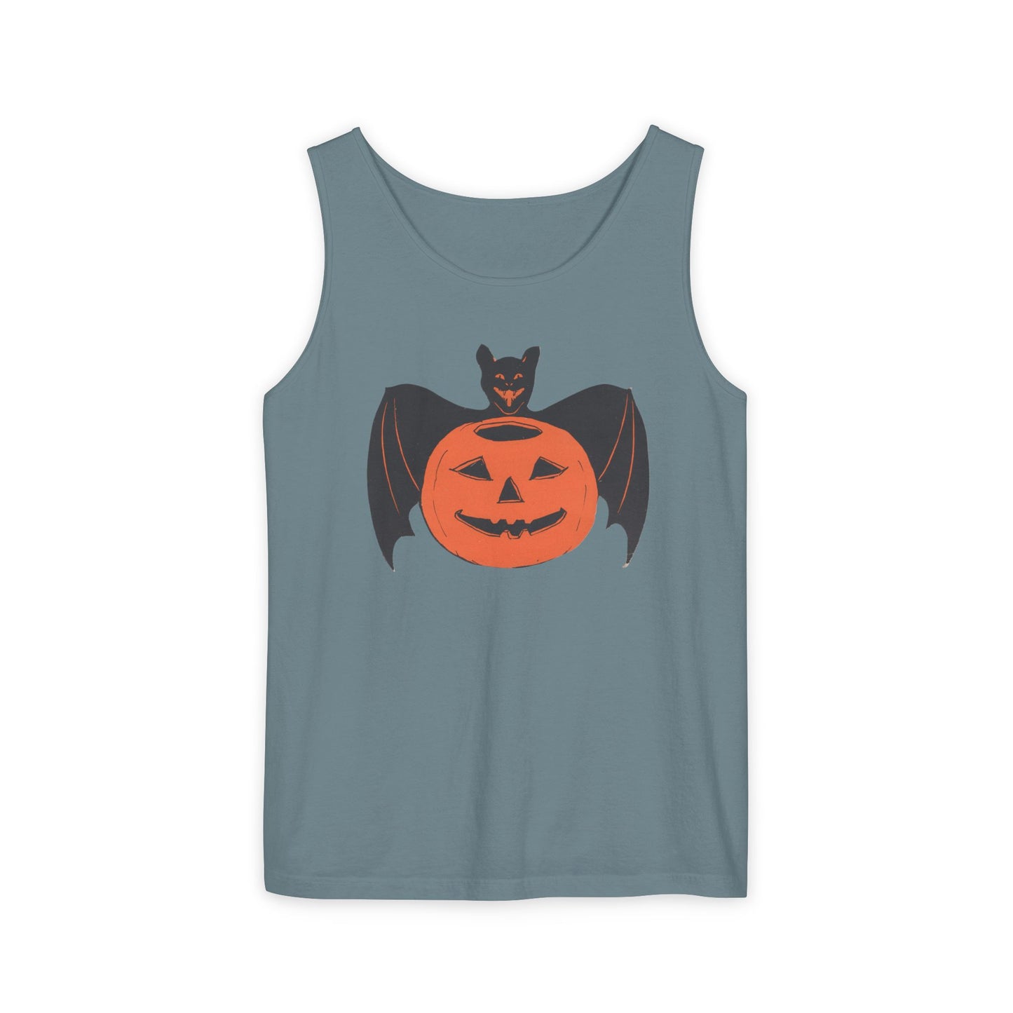 1930s Halloween Bat & Jack-o'-Lantern Tank Top