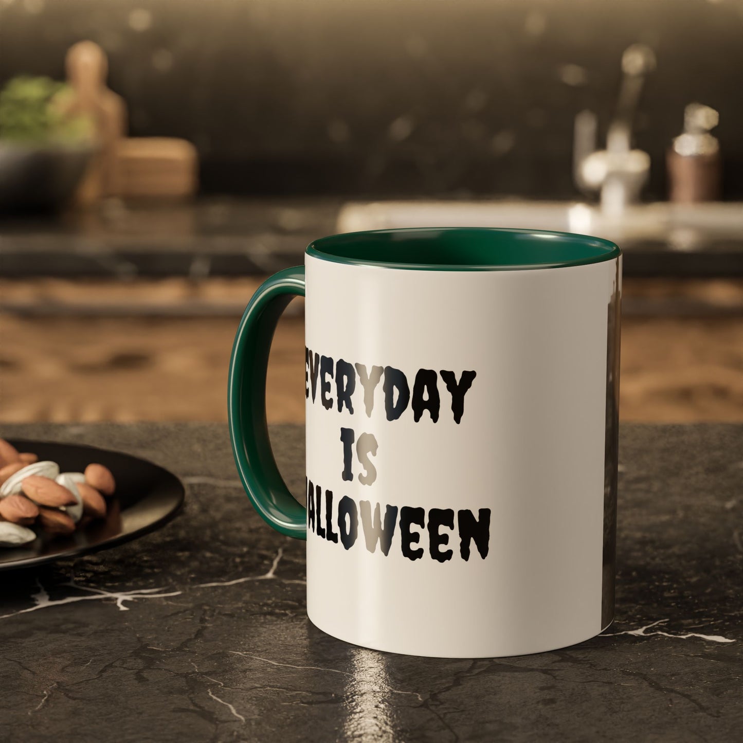 1940's Everyday is Halloween Ghouls Colorful Mug