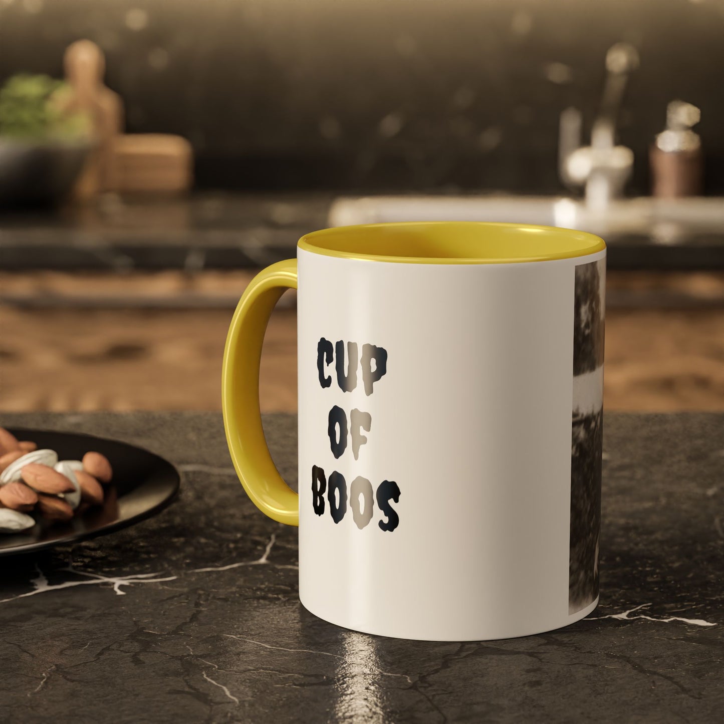 2 1940's Kids in Masks Colorful Mug