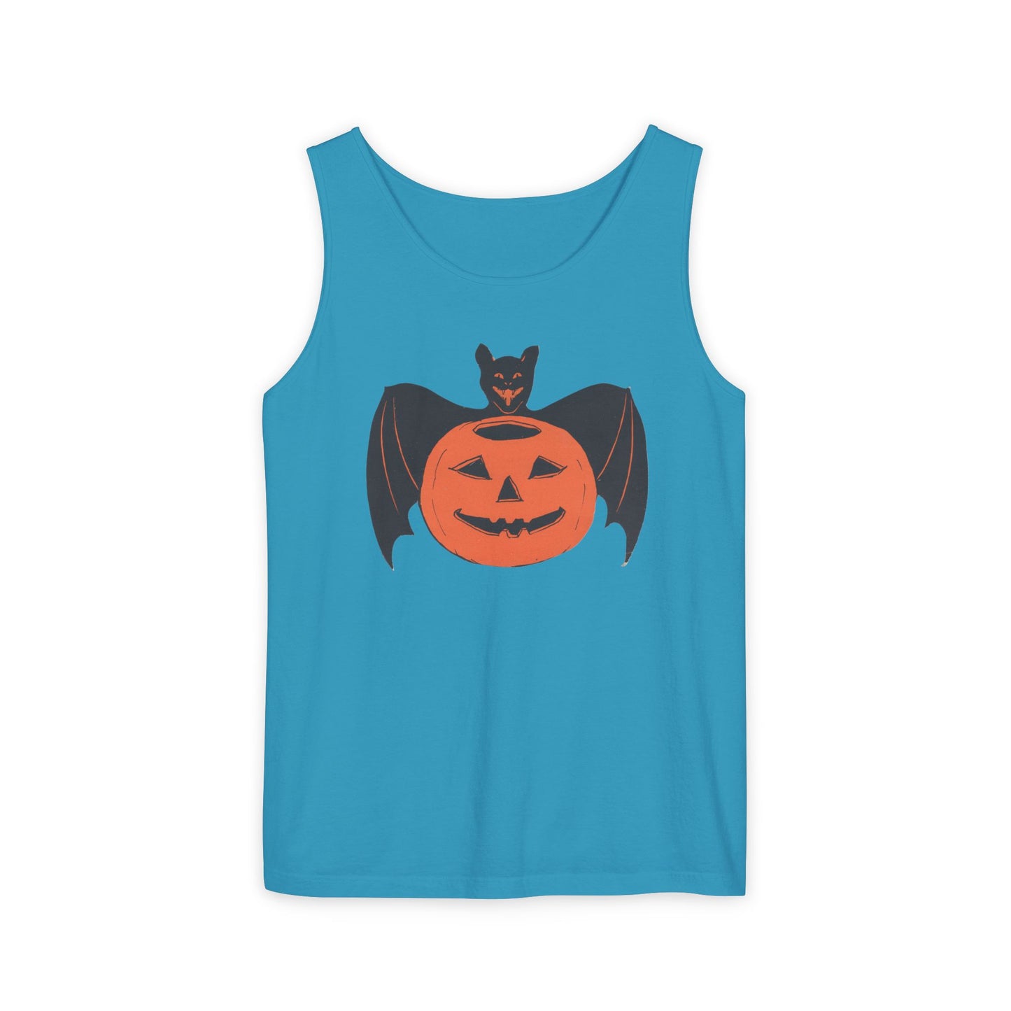 1930s Halloween Bat & Jack-o'-Lantern Tank Top