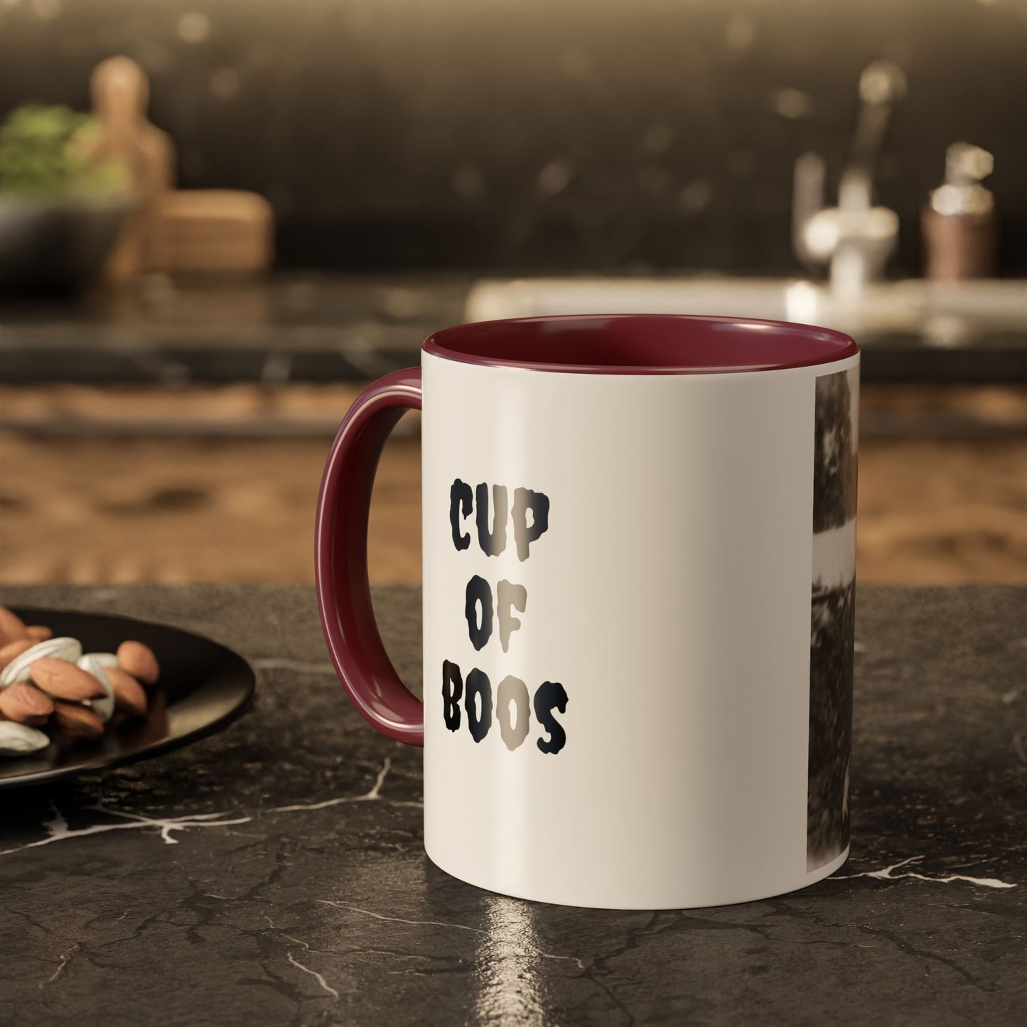 2 1940's Kids in Masks Colorful Mug