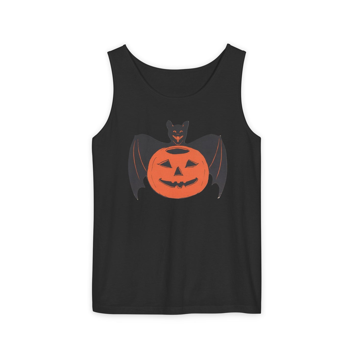 1930s Halloween Bat & Jack-o'-Lantern Tank Top