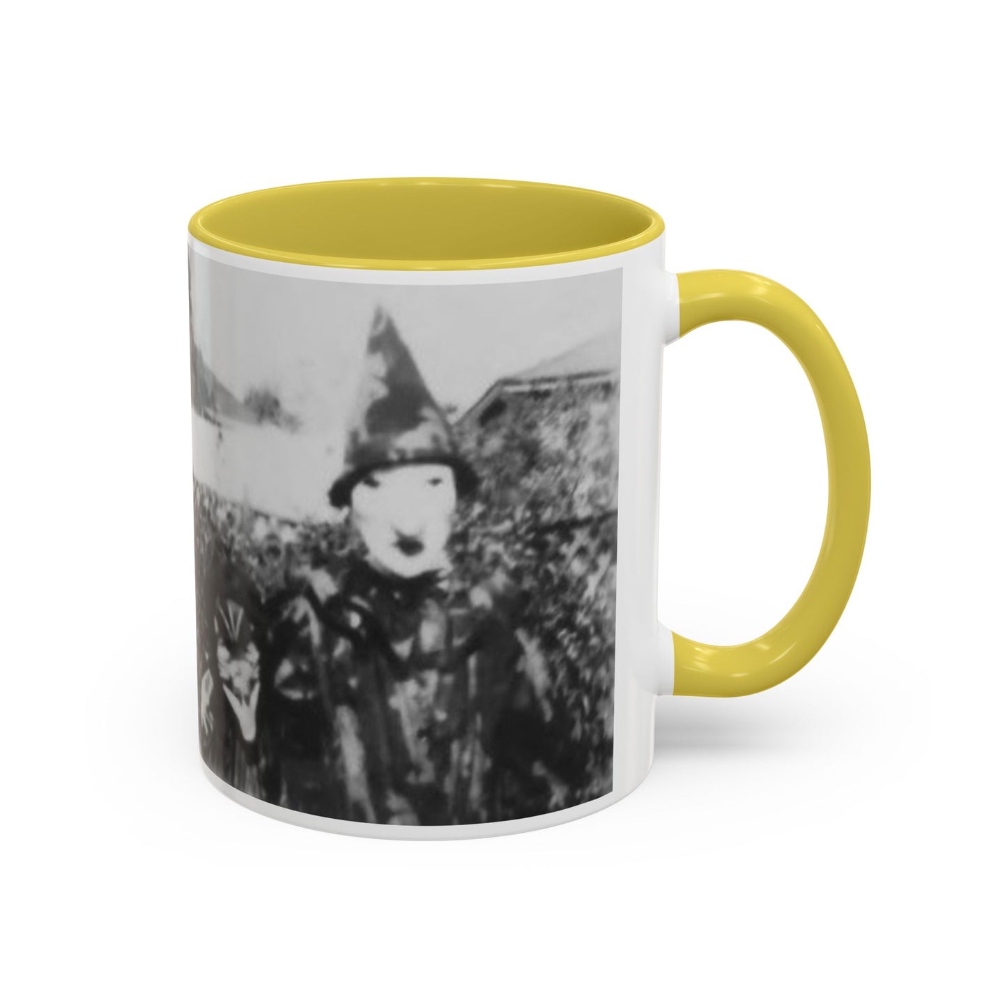 2 1940's Kids in Masks Colorful Mug