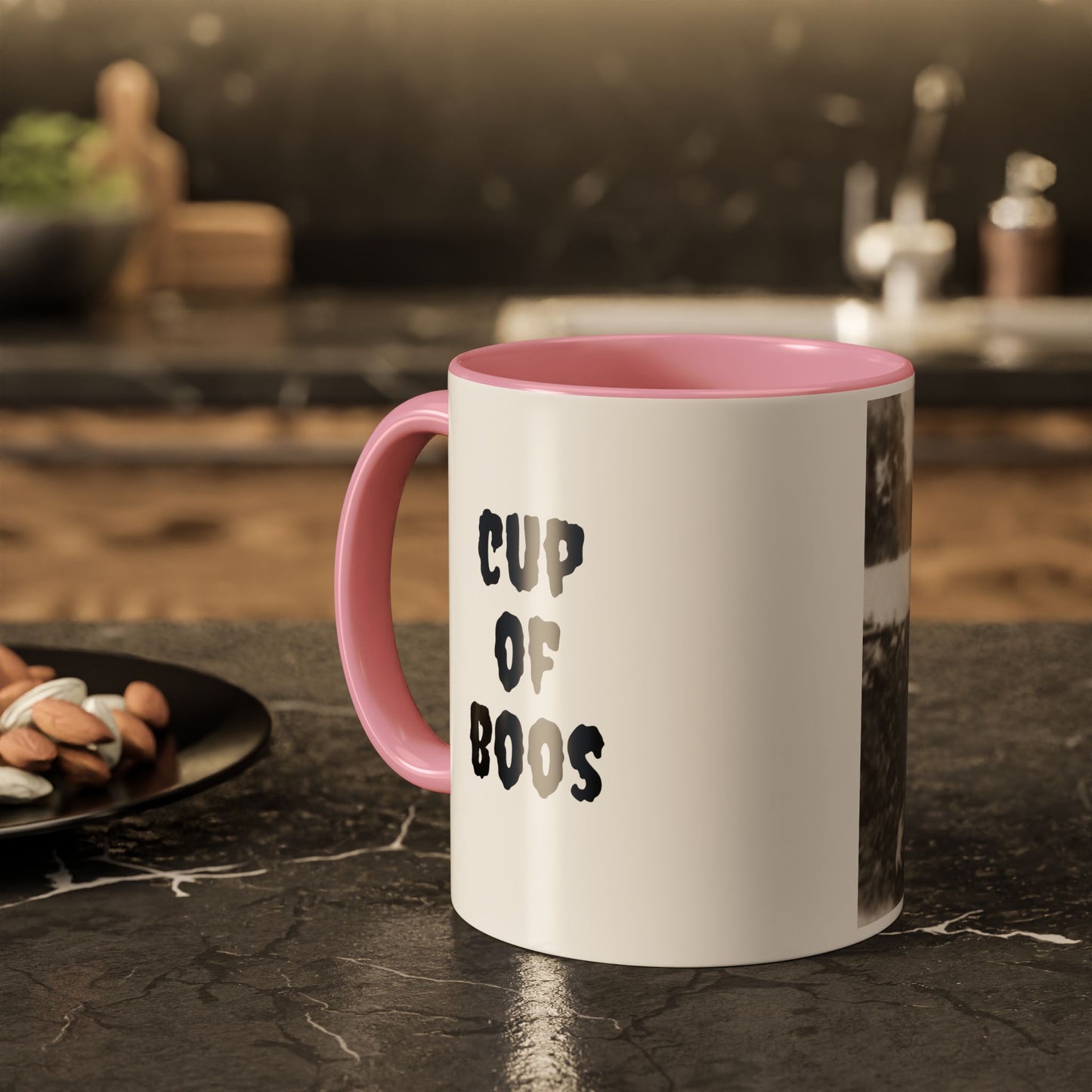 2 1940's Kids in Masks Colorful Mug