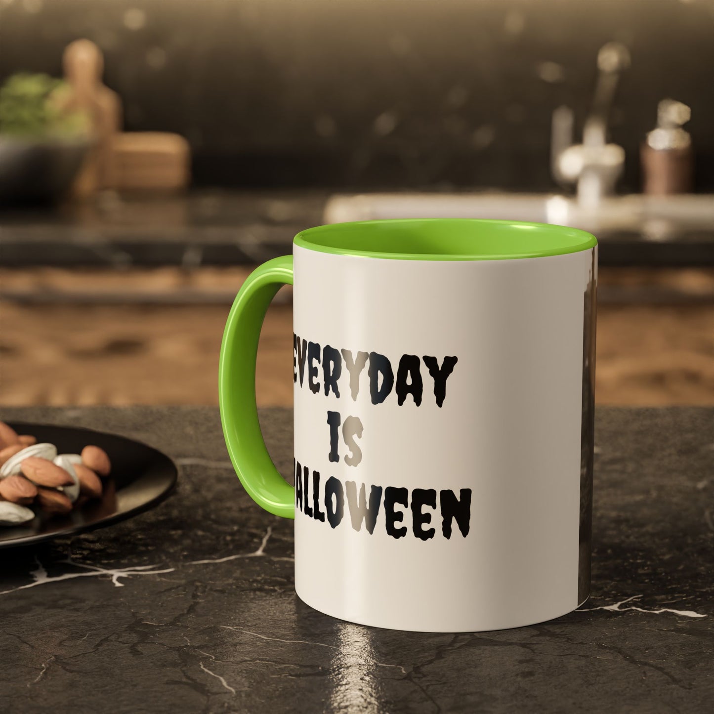 1940's Everyday is Halloween Ghouls Colorful Mug