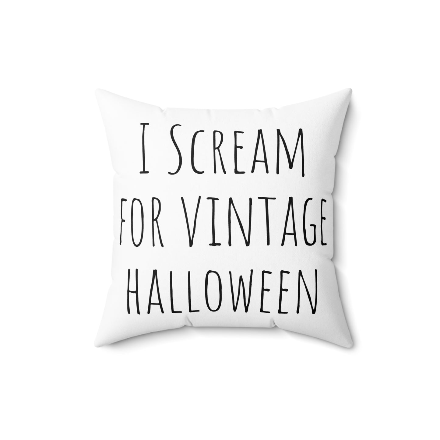 JOL Witch Hat Spun Polyester Square Pillow
