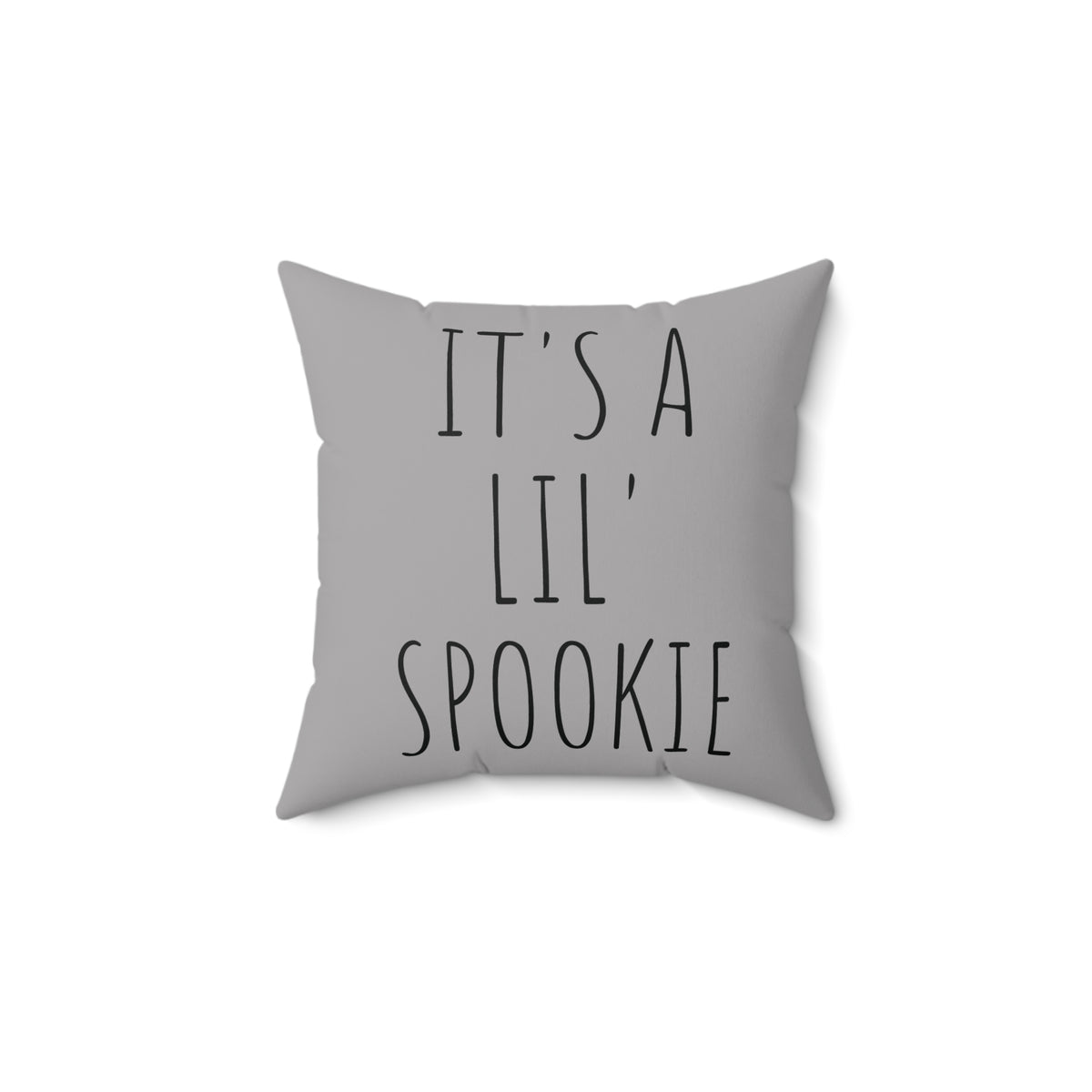 Throw Pillow w/ Authentic Vintage Halloween Image of Clown on a Tricycle 1950s - 'It's a Lil' Spookie'