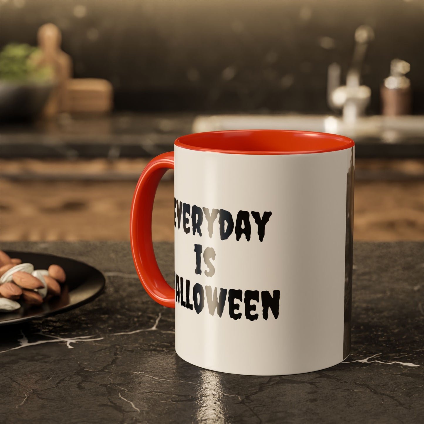 1940's Everyday is Halloween Ghouls Colorful Mug