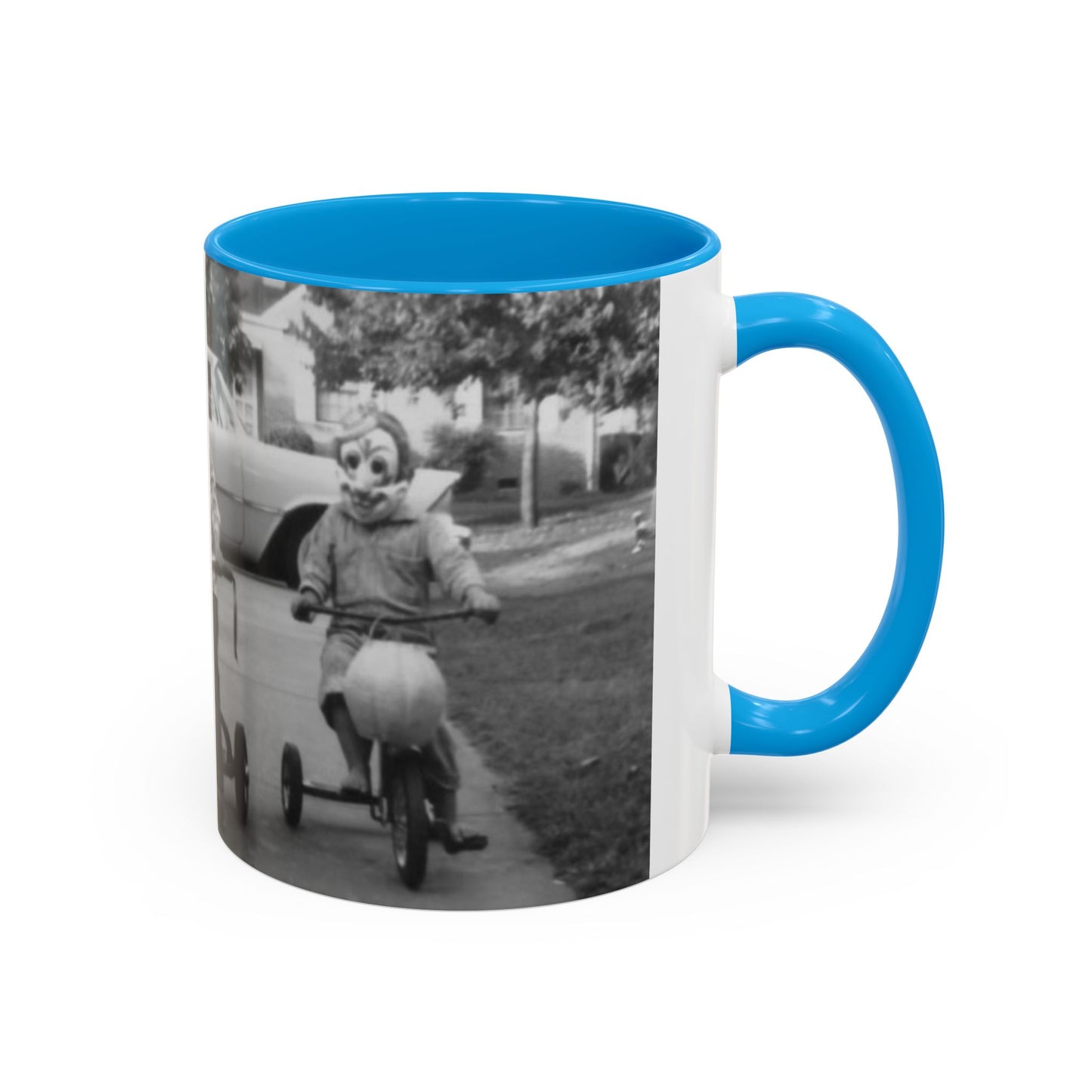 1940's Clown on a Tricycle  Colorful Mug
