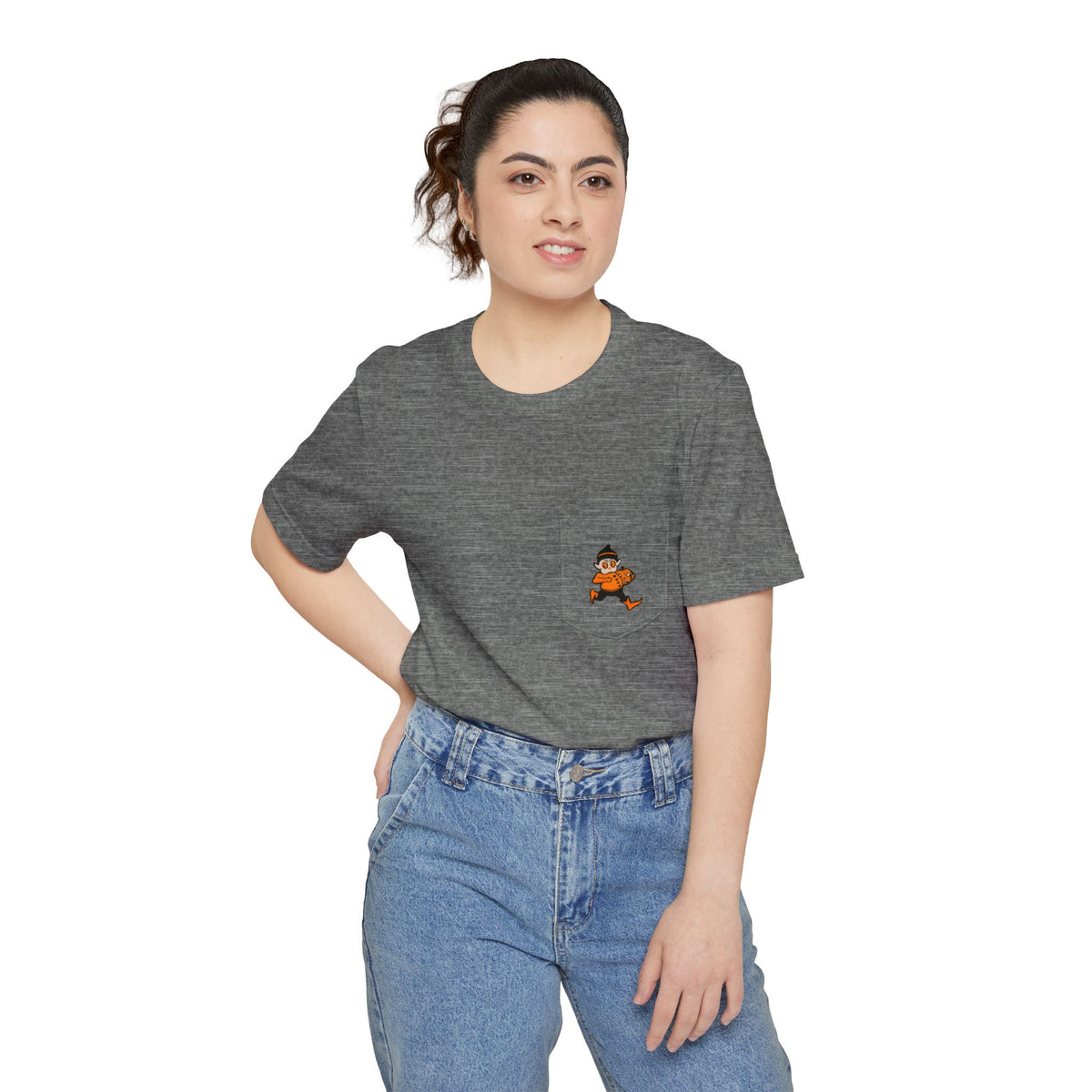 Pocket T w/ Authentic Vintage Halloween 1930s Gobolink Image