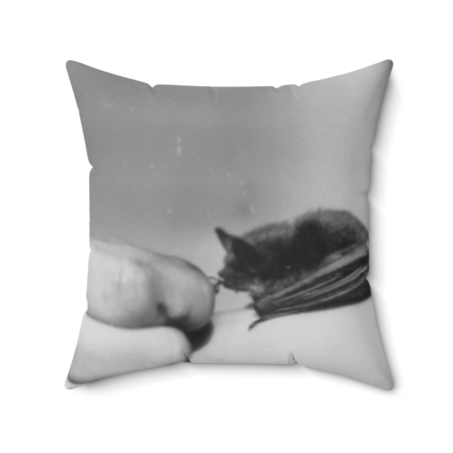 Hungry Bat Spun Polyester Square Pillow
