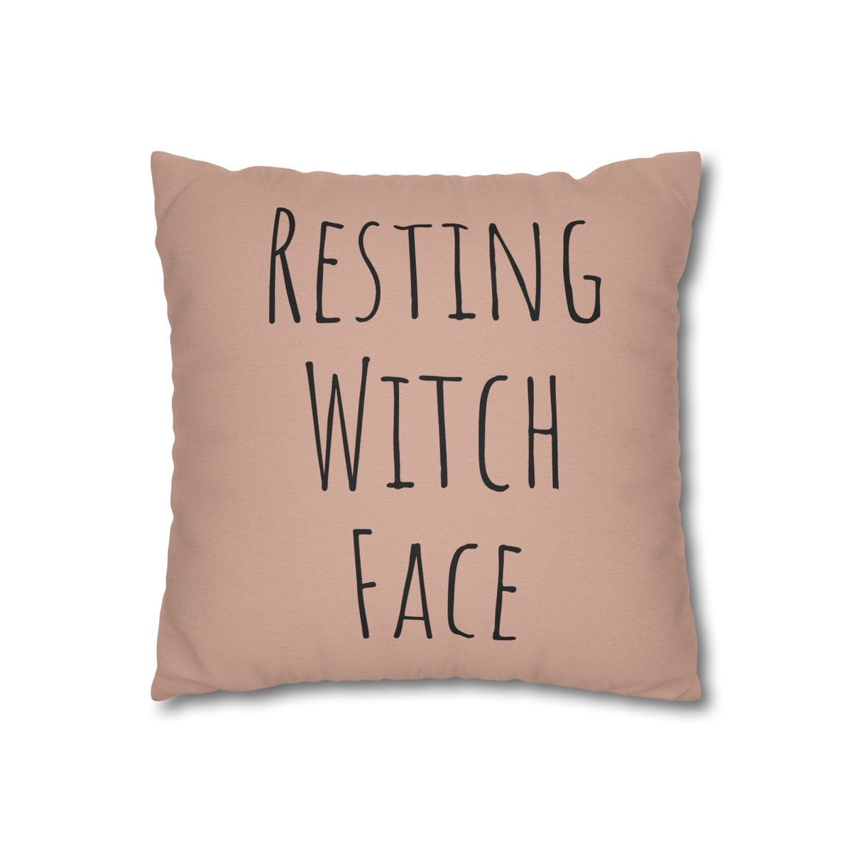 Throw Pillowcase w/Authentic Vintage Halloween 1960s Image of Child in Ben Cooper Witch Mask