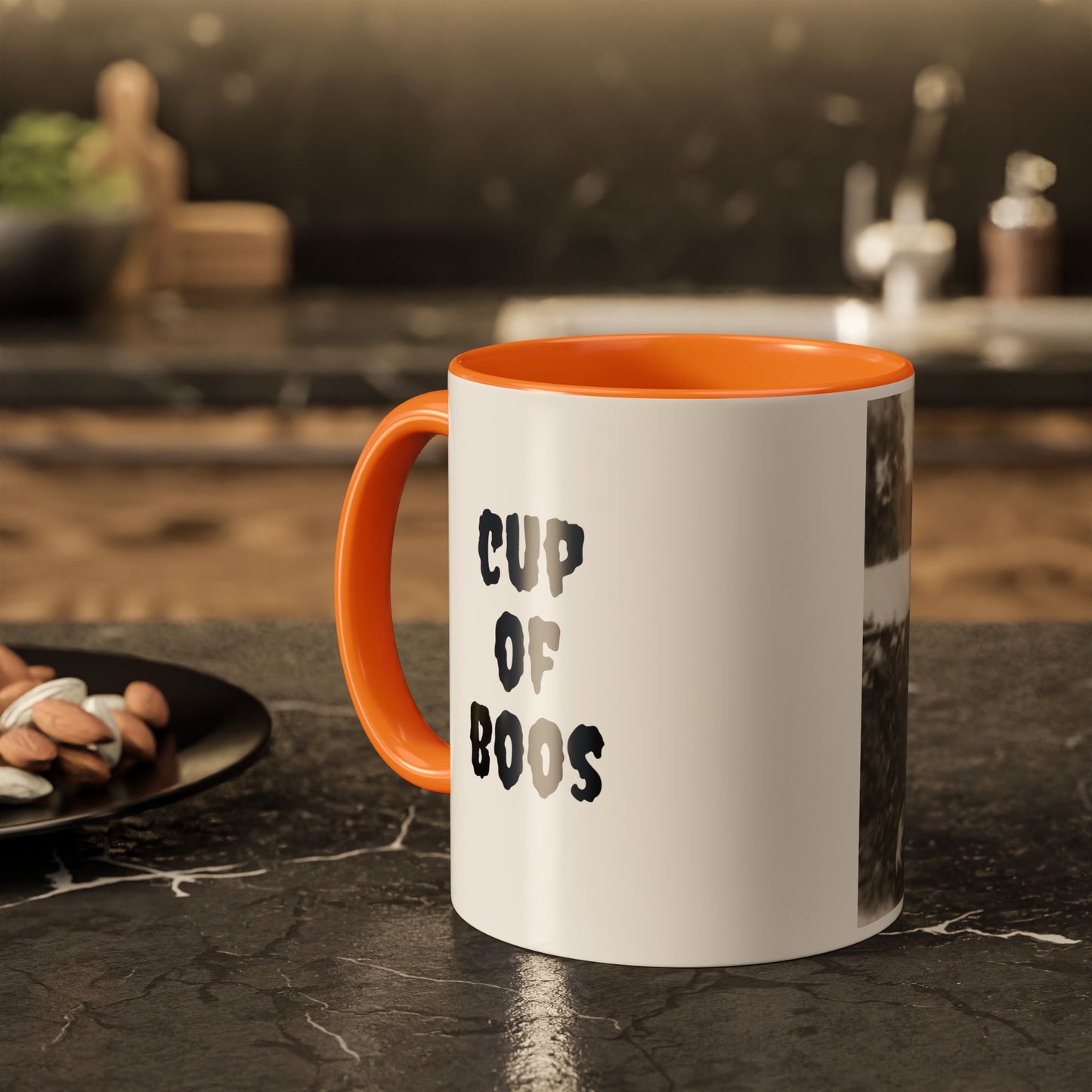 2 1940's Kids in Masks Colorful Mug