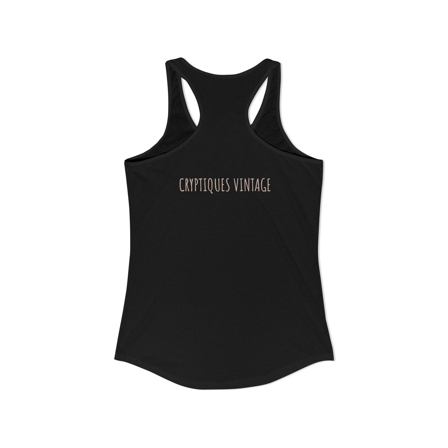 Witch Cat on Broom Women's Racerback Tank