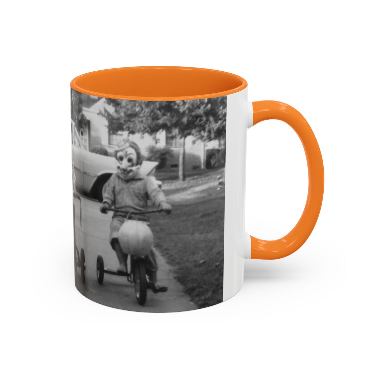 1940's Clown on a Tricycle  Colorful Mug