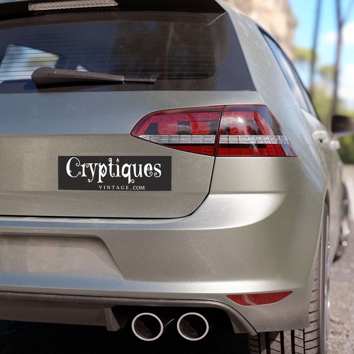 Car Magnet 'Cryptiques Vintage'