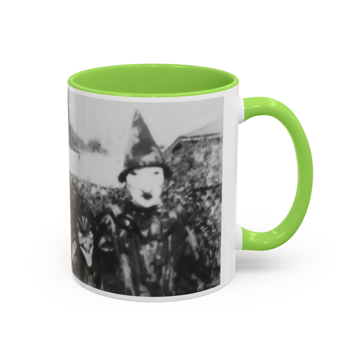 2 1940's Kids in Masks Colorful Mug
