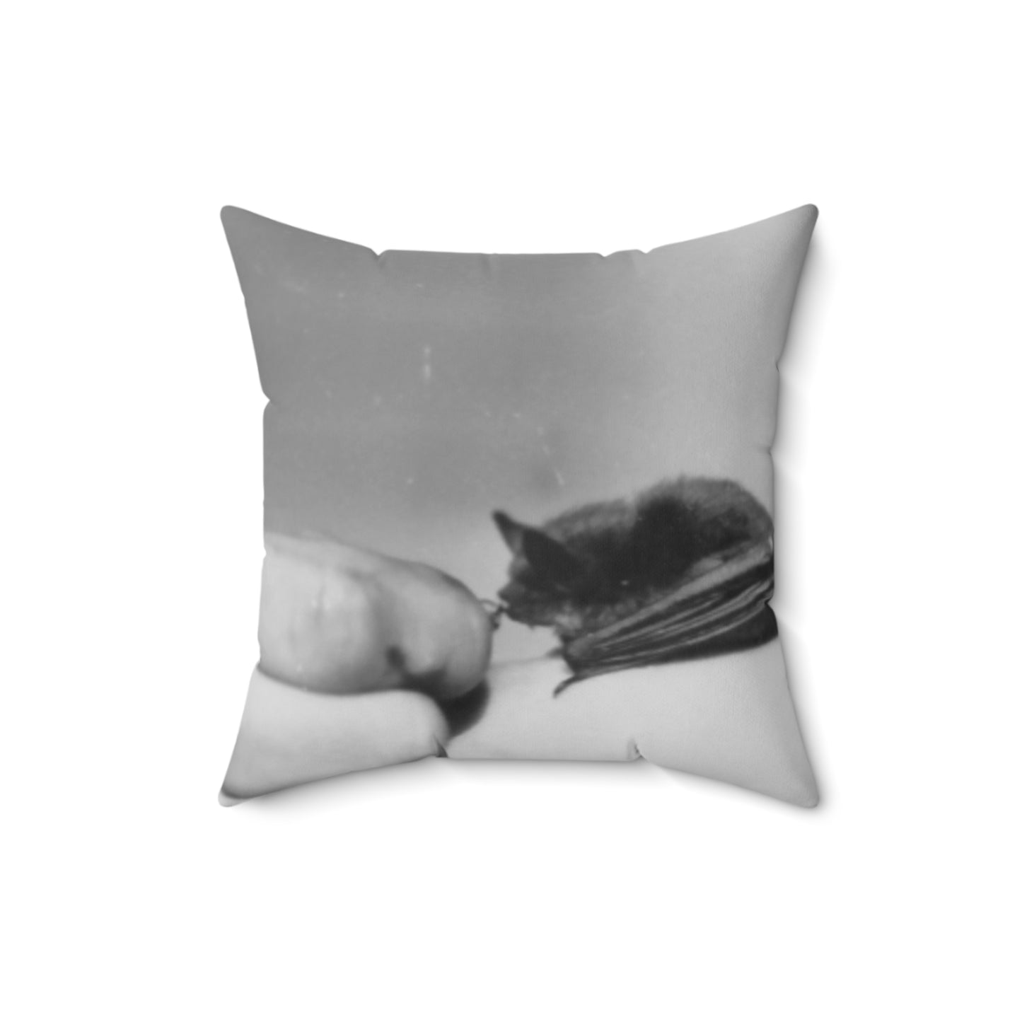 Hungry Bat Spun Polyester Square Pillow