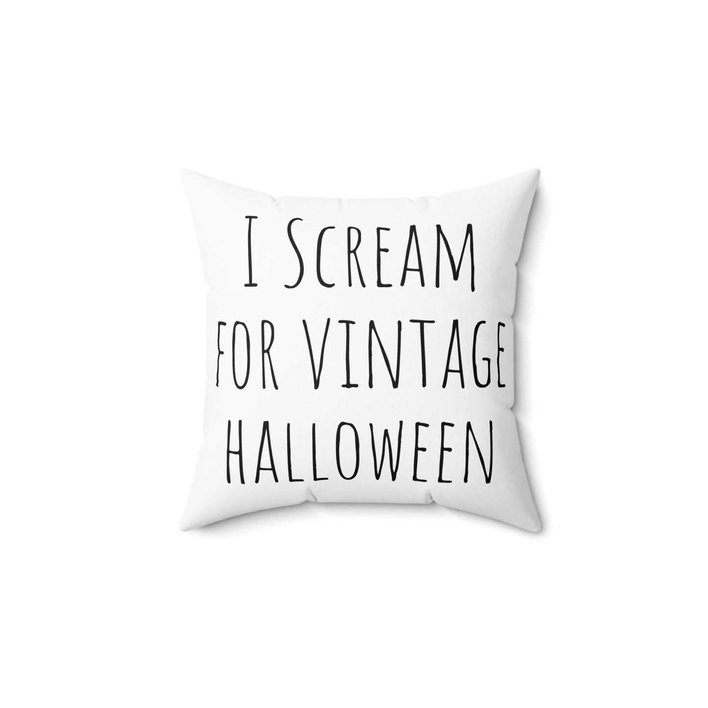 JOL Witch Hat Spun Polyester Square Pillow