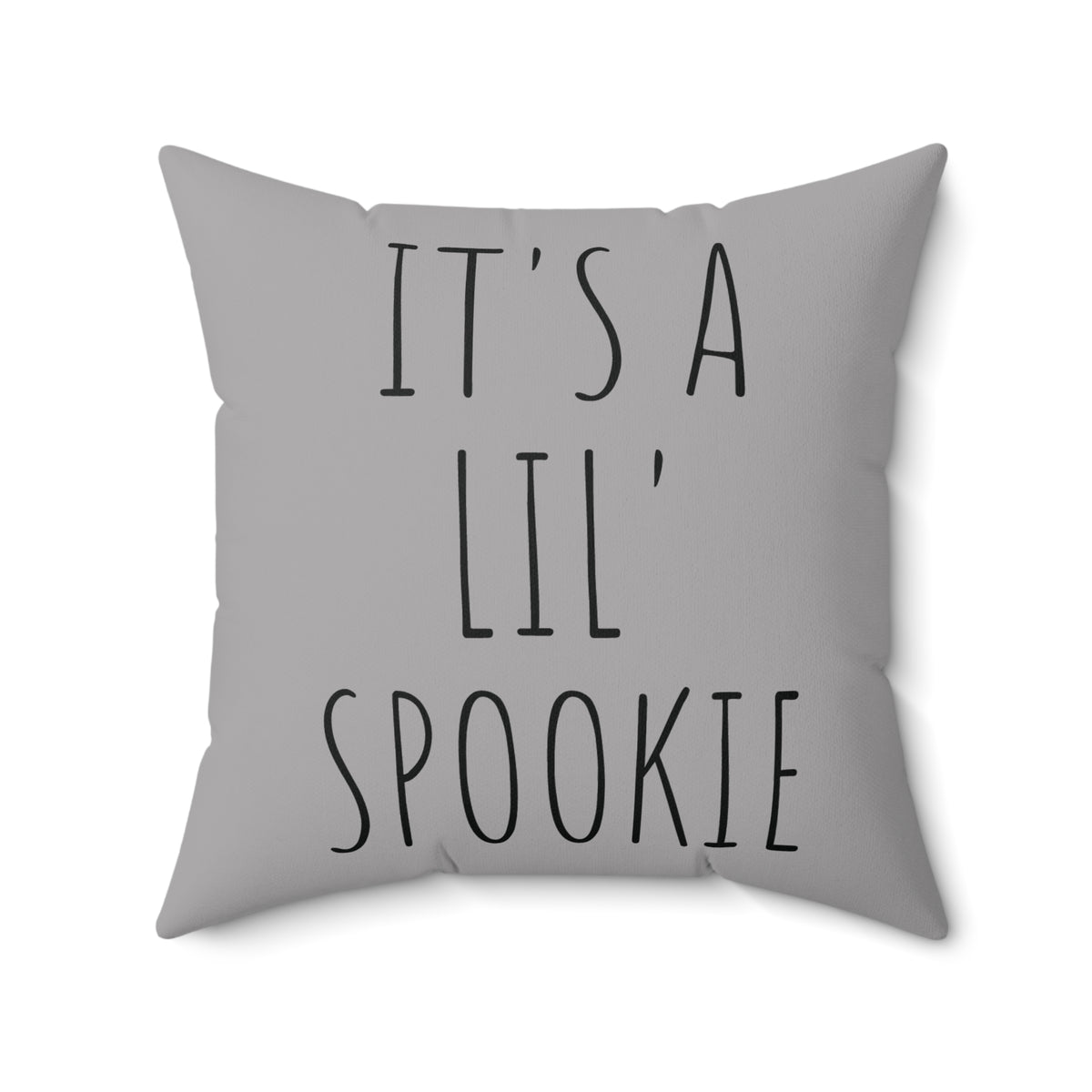 Throw Pillow w/ Authentic Vintage Halloween Image of Clown on a Tricycle 1950s - 'It's a Lil' Spookie'