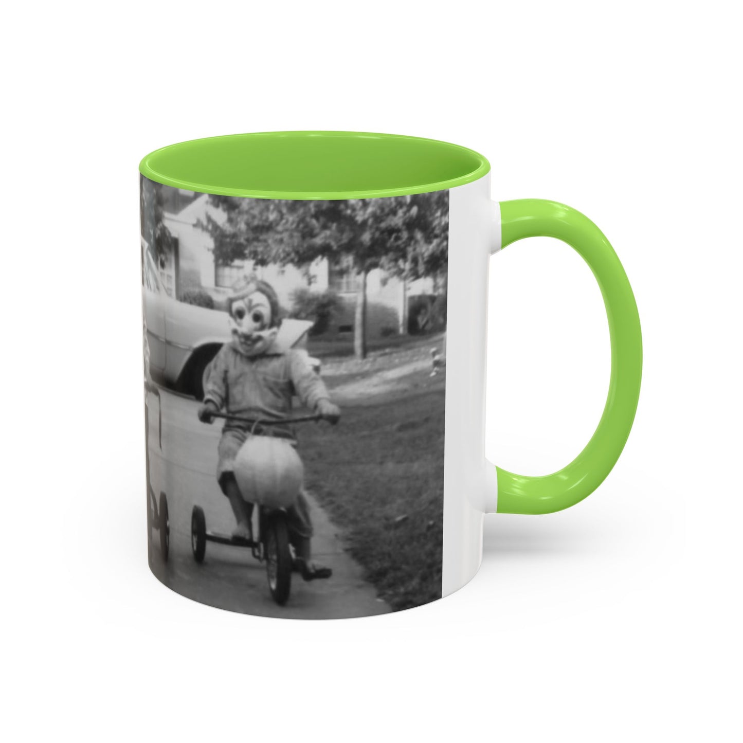 1940's Clown on a Tricycle  Colorful Mug