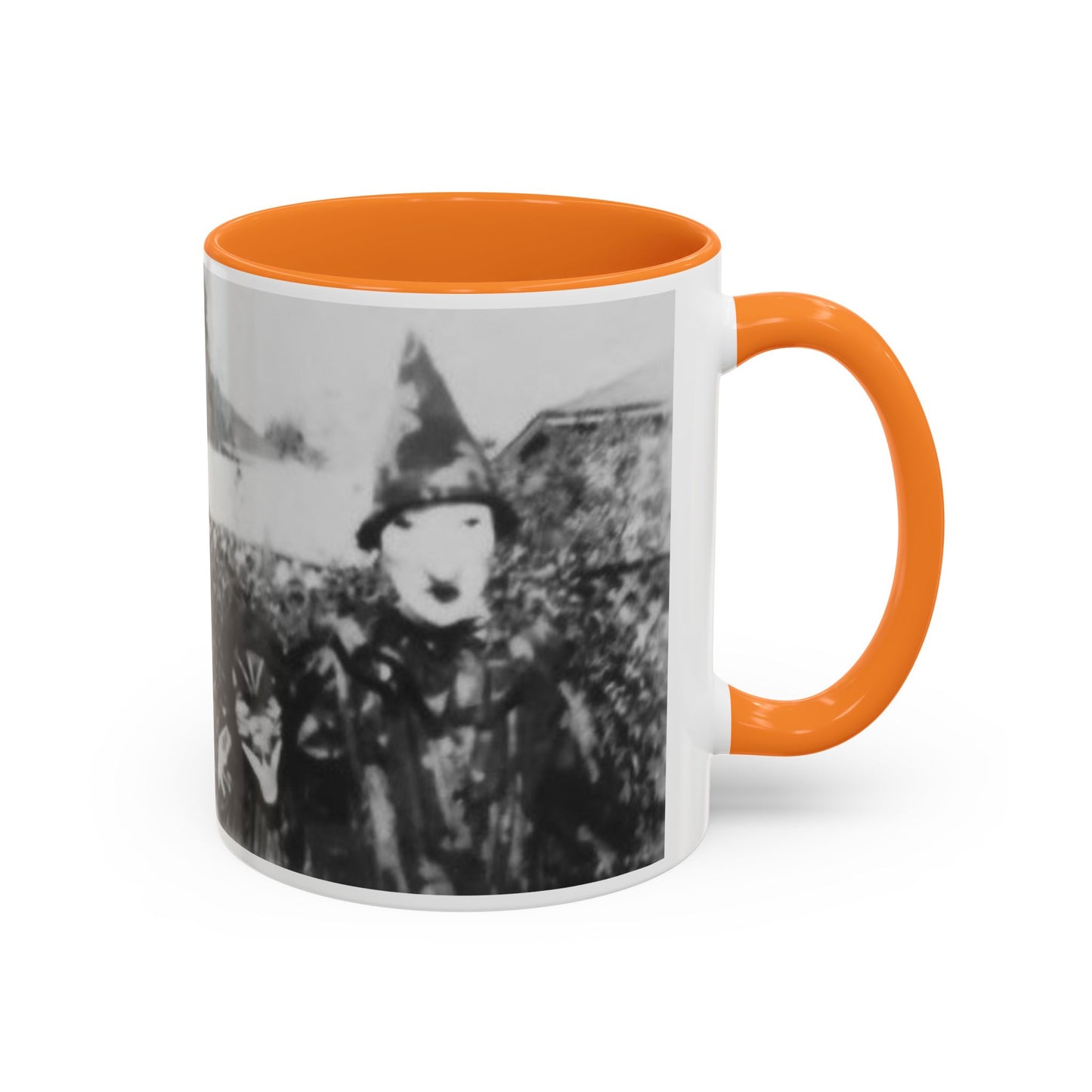 2 1940's Kids in Masks Colorful Mug