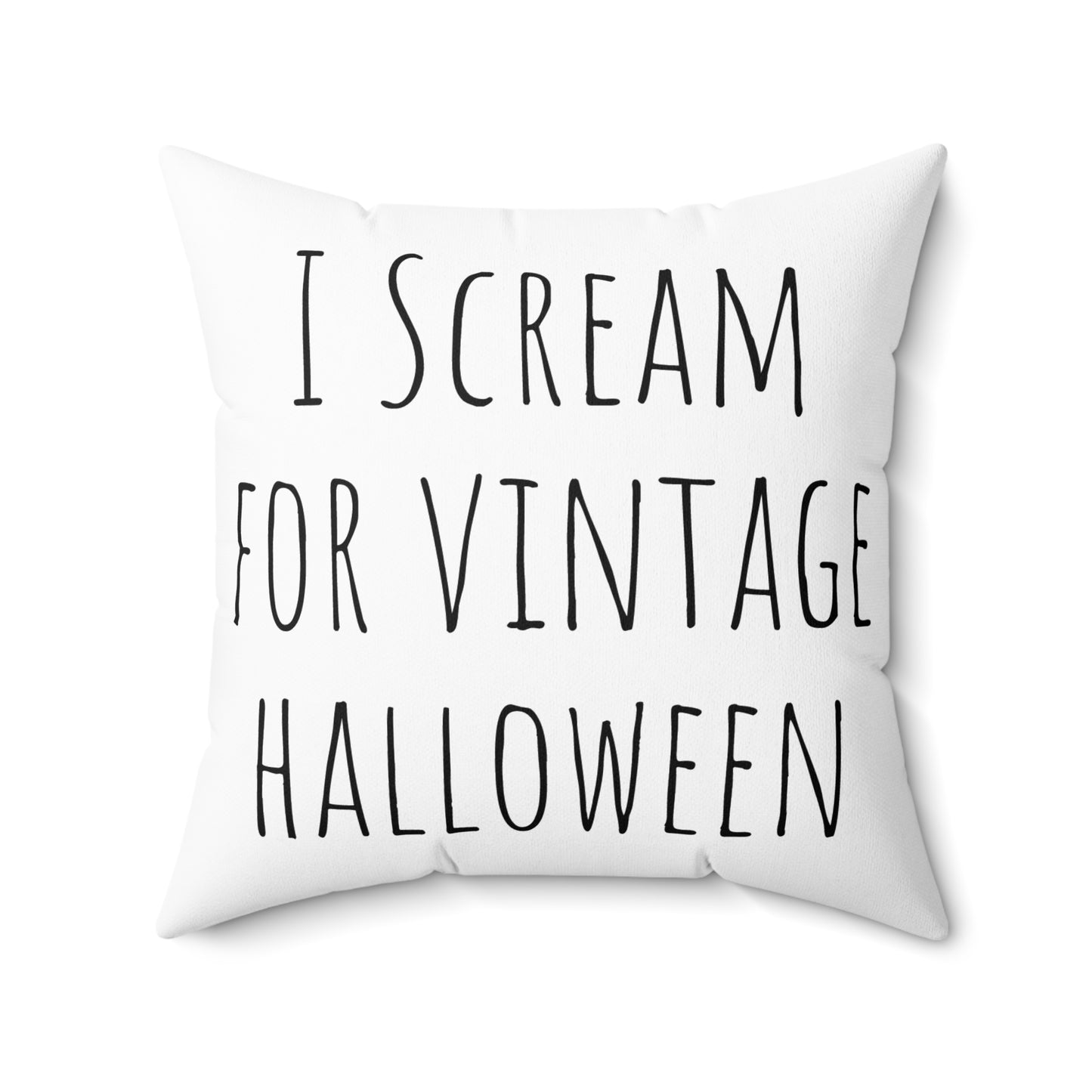 JOL Witch Hat Spun Polyester Square Pillow