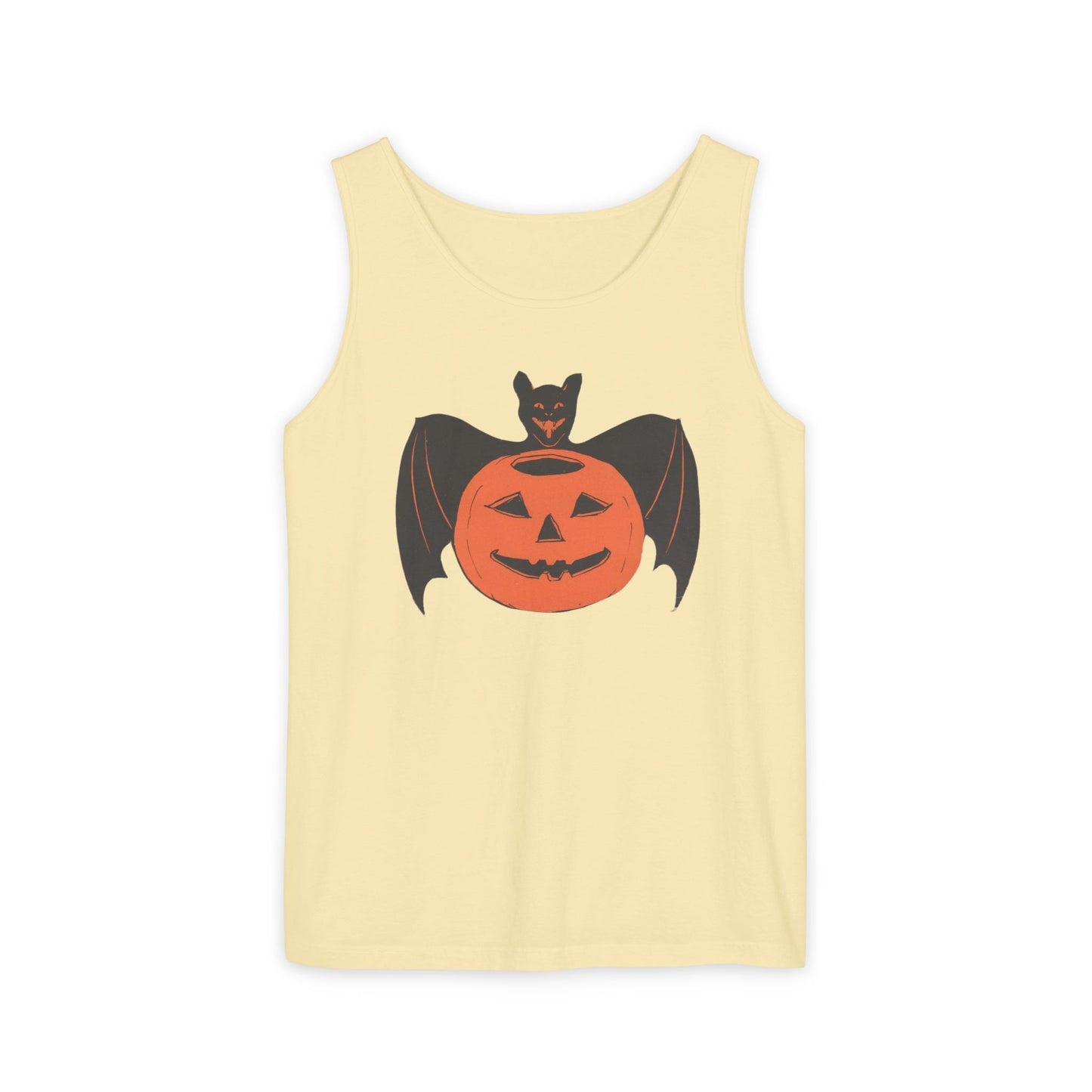 1930s Halloween Bat & Jack-o'-Lantern Tank Top