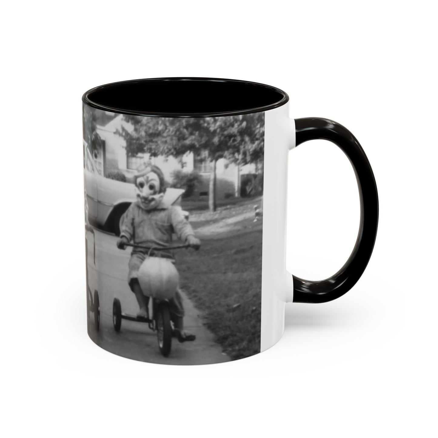 1940's Clown on a Tricycle  Colorful Mug