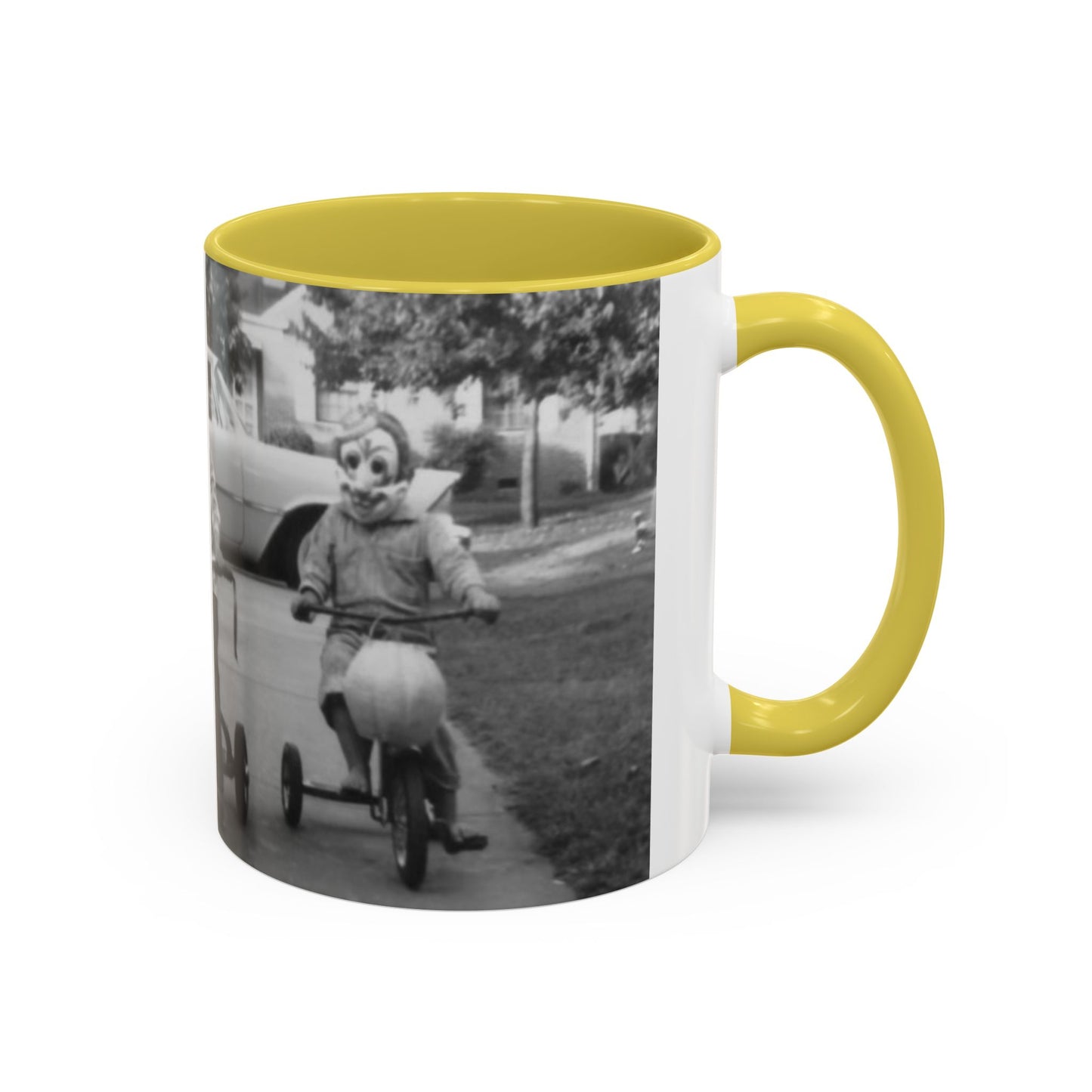 1940's Clown on a Tricycle  Colorful Mug