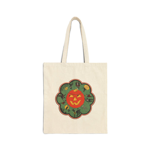 1920s Green Coaster/Doily with JOL Cotton Canvas Tote