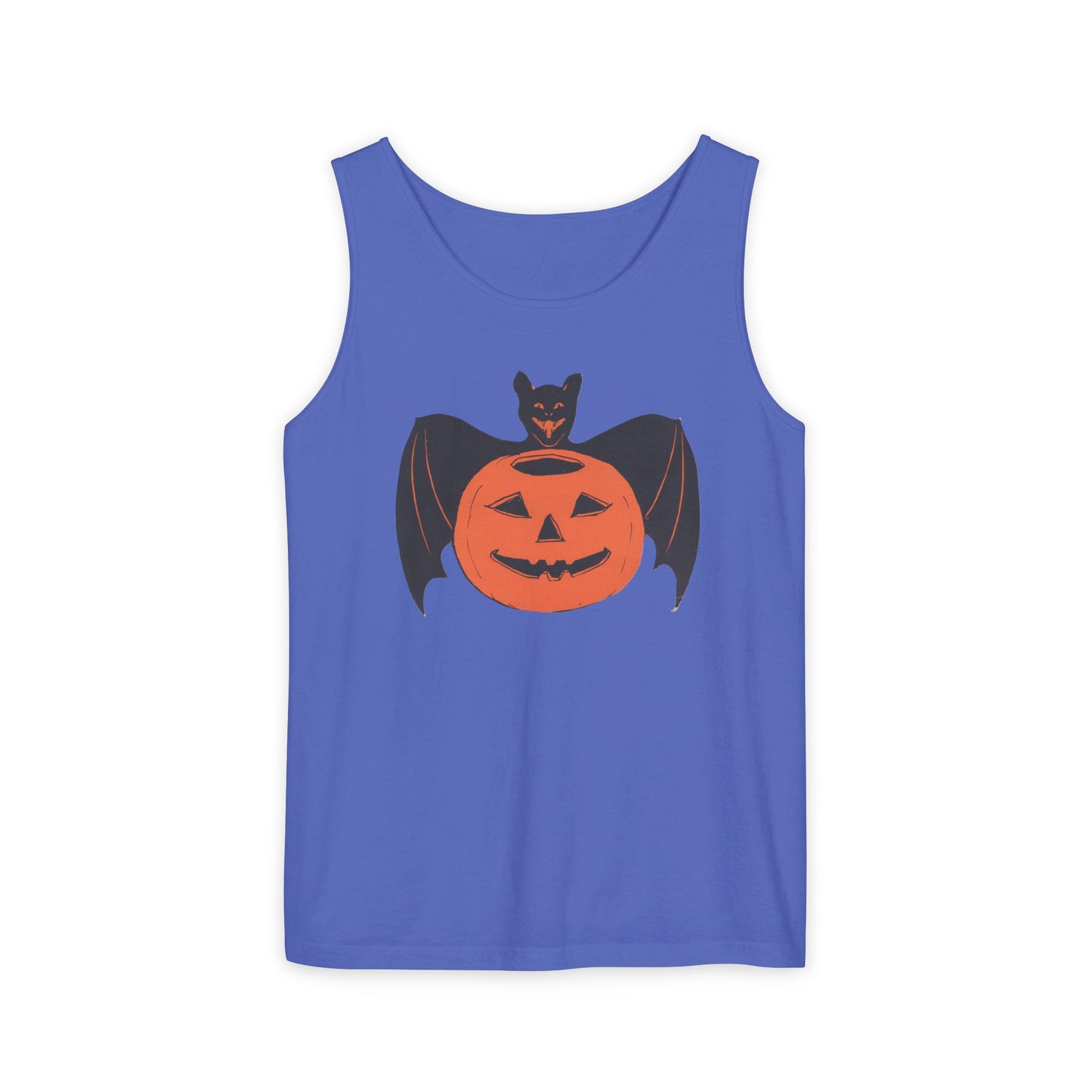 1930s Halloween Bat & Jack-o'-Lantern Tank Top