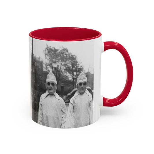 1940s Kids in Ghoul Costumes on Halloween Mug (11oz) "Every Day is Halloween"
