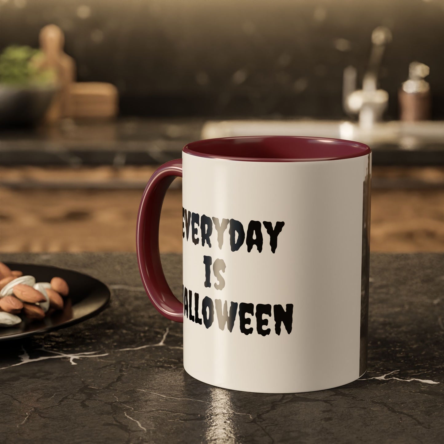 1940's Everyday is Halloween Ghouls Colorful Mug