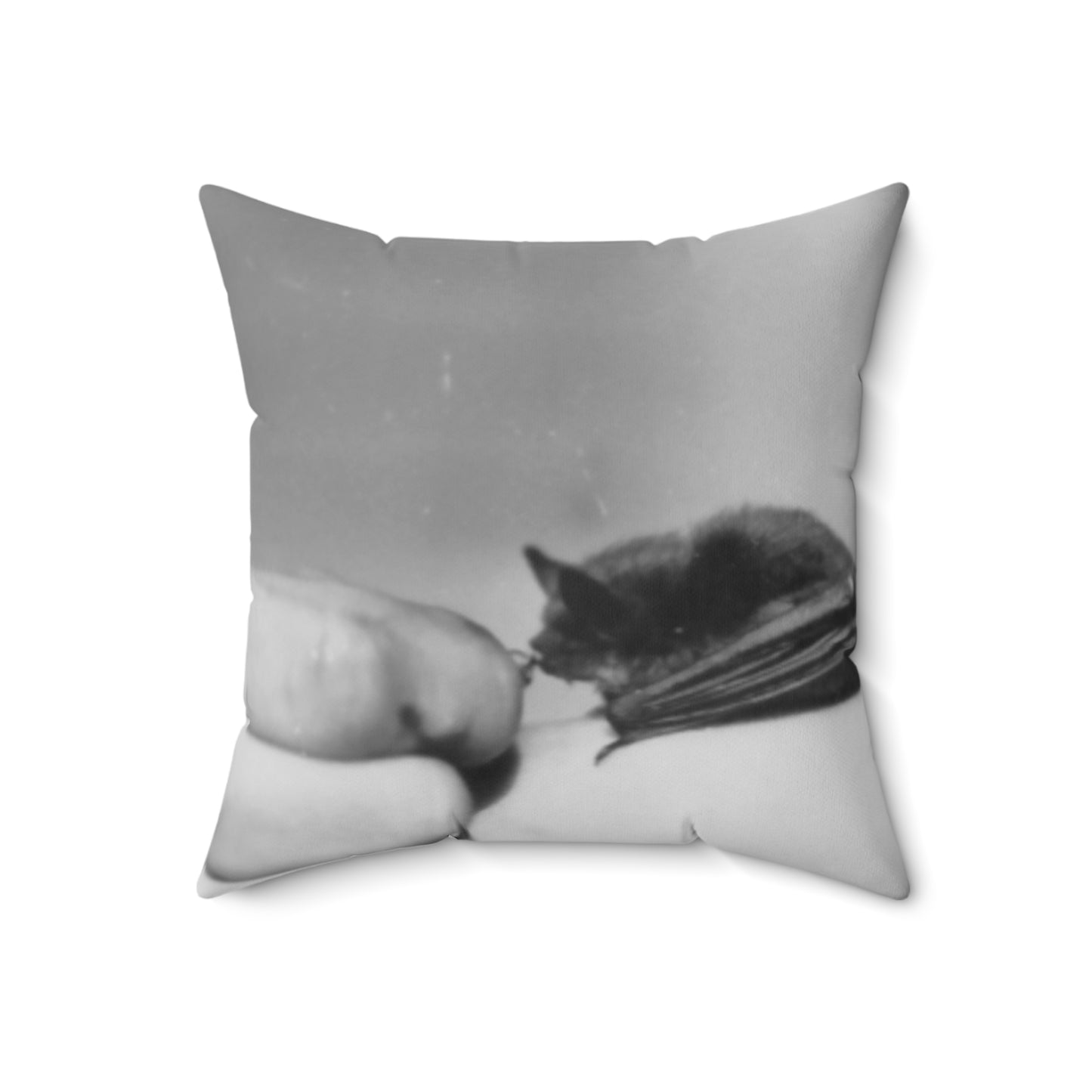 Hungry Bat Spun Polyester Square Pillow