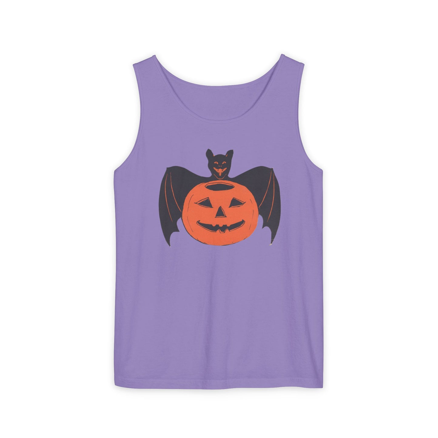 1930s Halloween Bat & Jack-o'-Lantern Tank Top