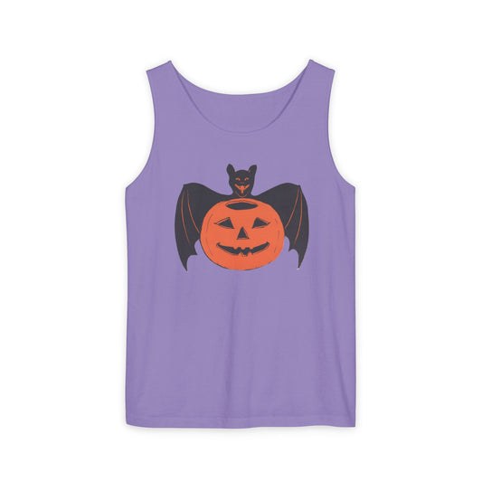 1930s Halloween Bat & Jack-o'-Lantern Tank Top